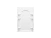 Sterling 72362100 Ensemble Curve 48" Vikrell® Shower Back Wall, White