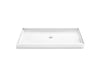 Sterling 72381100 GUARD+ 60" x 36" Vikrell® Shower Base, Center Drain, White