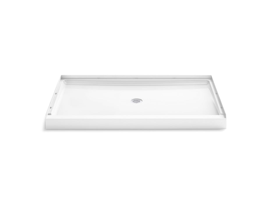 Sterling 72381100 GUARD+ 60" x 36" Vikrell® Shower Base, Center Drain, White