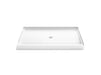 Sterling 72391100 GUARD+ 60" x 42" Vikrell® Shower Base, Center Drain, White