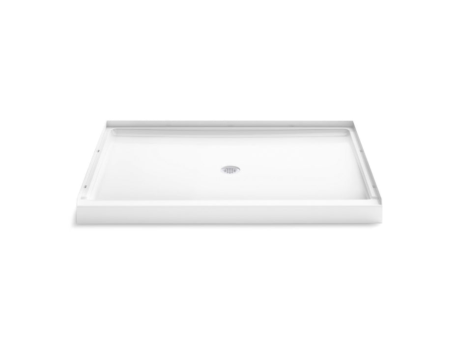 Sterling 72391100 GUARD+ 60" x 42" Vikrell® Shower Base, Center Drain, White