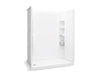 Sterling 72420110 STORE+ 60" x 32" Vikrell® Shower, Left Drain, White