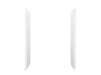 Sterling 72425106 STORE+ 32" Vikrell® Shower End Wall Set with Aging in Place Backerboards, White
