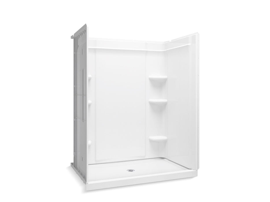Sterling 72430100 Medley 60" x 34" Vikrell® Shower, Center Drain, White