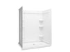 Sterling 72430106 Medley 60" x 34" Vikrell® Shower with Aging in Place Backerboards, Center Drain, White