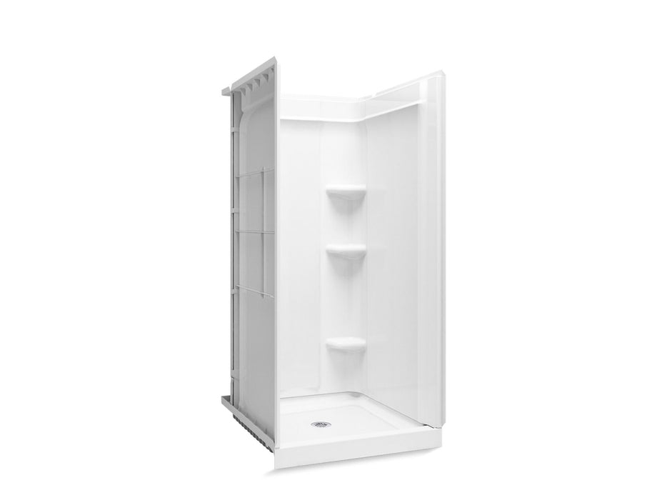 Sterling 72450100 Medley 36" x 36" Vikrell® Shower, Center Drain, White