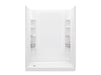 Sterling 72470116 STORE+ 60" x 30" Vikrell® Shower with Aging in Place Backerboards, Left Drain, White