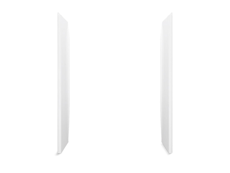 Sterling 72475106 STORE+ 30" Vikrell® Shower End Wall Set with Aging in Place Backerboards, White