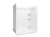 Sterling 72480100 Medley 60" x 36" Vikrell® Shower, Center Drain, White