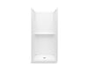 Sterling 72500106 Traverse 36" x 34" Vikrell® Shower with Aging in Place Backerboards, Center Drain, White