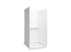 Sterling 72500106 Traverse 36" x 34" Vikrell® Shower with Aging in Place Backerboards, Center Drain, White