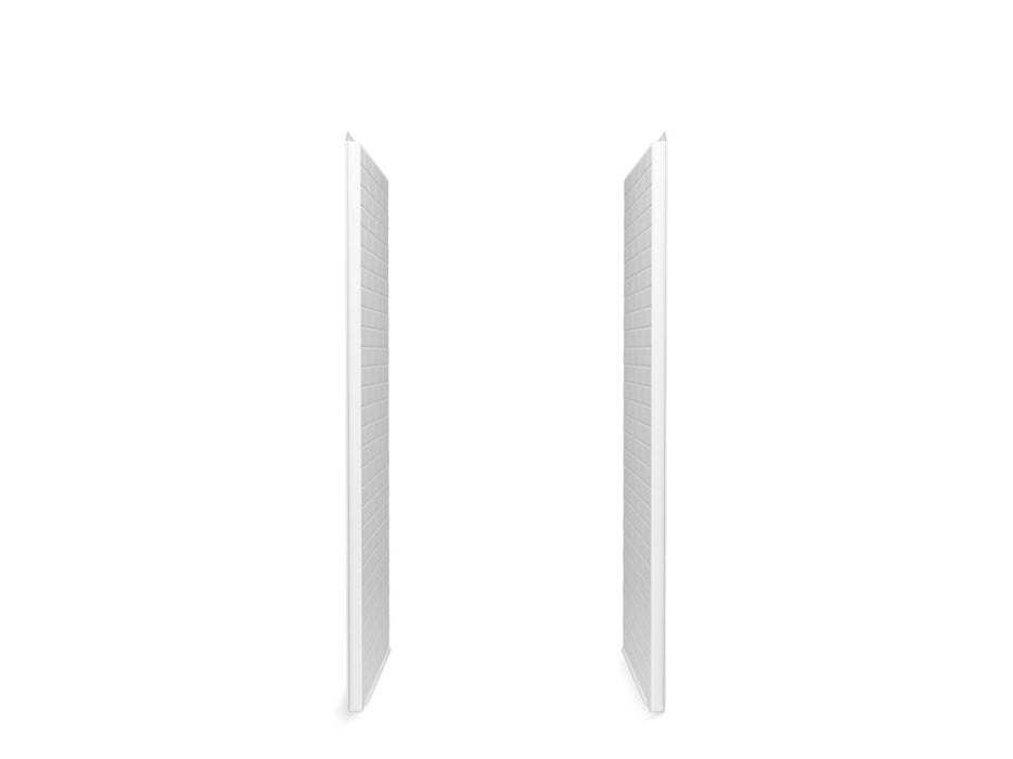 Sterling 72505100 Traverse 34" x 72-1/4" Vikrell® Shower End Wall Set, White
