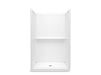 Sterling 72520106 Traverse 48" x 34" Vikrell® Shower with Aging in Place Backerboards, Center Drain, White