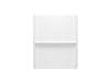 Sterling 72532900 Traverse 60" Vikrell® Shower Back Wall, White