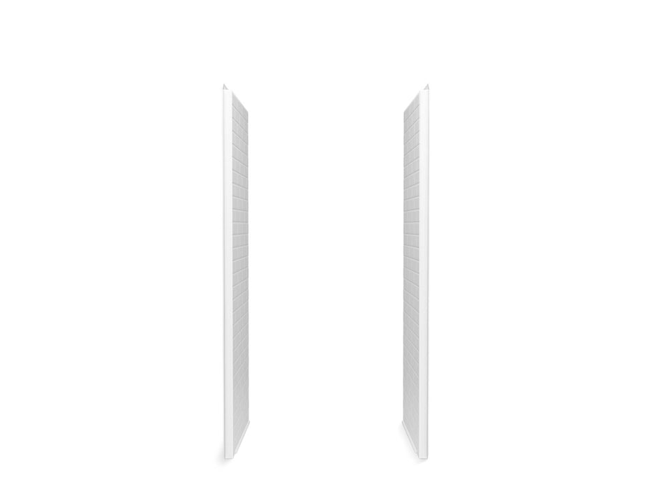 Sterling 72575100 Traverse 30" x 72-1/4" Vikrell® Shower End Wall Set, White
