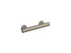 Sterling 80001012 12" Straight Grab Bar, Nickel Frame Finish with Smooth/Clear Glass Texture