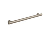 Sterling 80011032 32" Straight Grab Bar, Nickel Frame Finish with Smooth/Clear Glass Texture