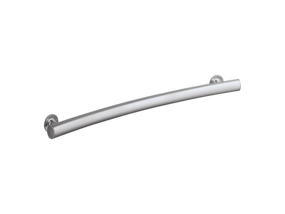 Sterling 80012134 34" Curved Grab Bar, Matte Silver