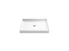 Sterling 95077 38" x 38" Shower Base, Center Drain, White