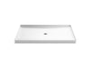Sterling 95079 GUARD+ 60" x 38" Shower Base, Center Drain, White