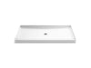 Sterling GUARD+ 60" x 36" shower base, center drain - White