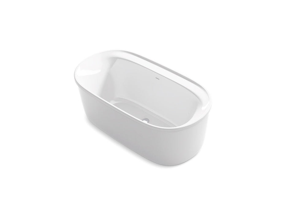 Sterling Spectacle 60-1/4" x 32-1/4" freestanding bath - White