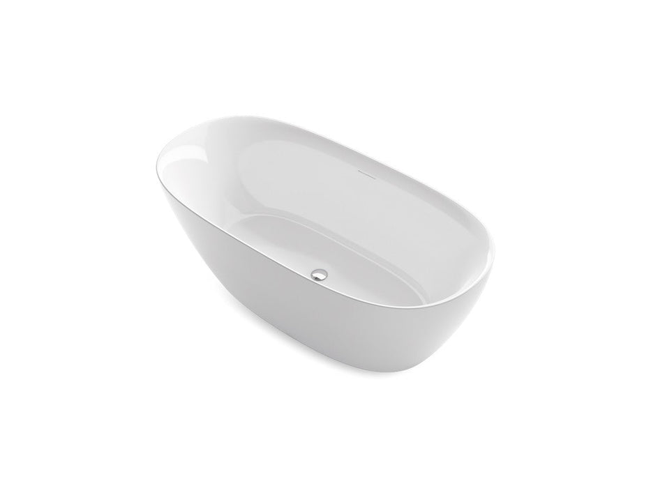 Sterling Unwind 67" x 32" freestanding bath - White