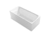 Sterling Unwind 67" x 30" freestanding bath - White