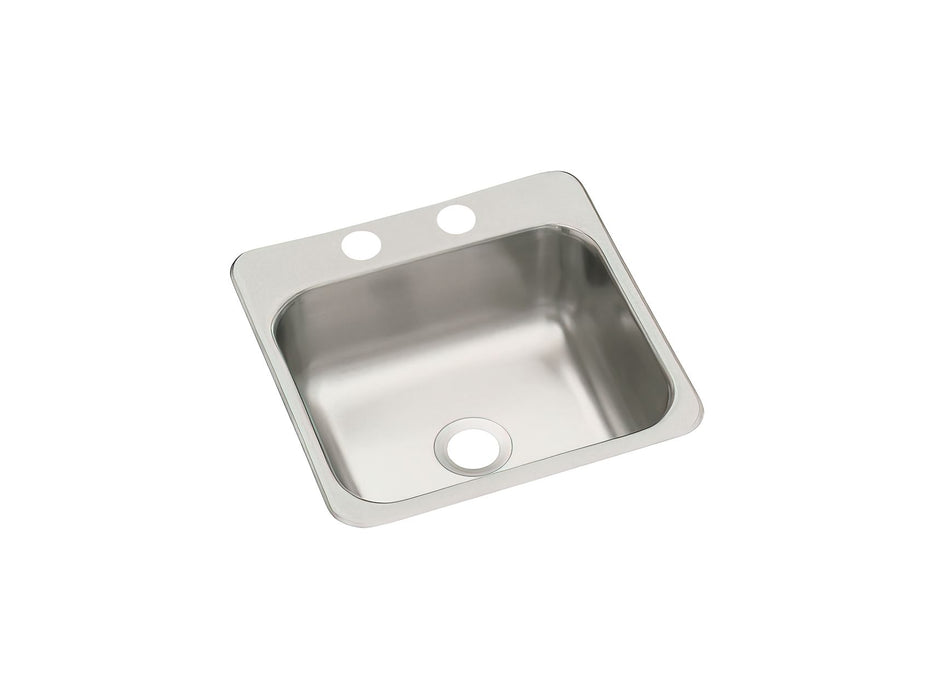 Sterling B155-2 15" Top-mount Single-bowl Bar Sink