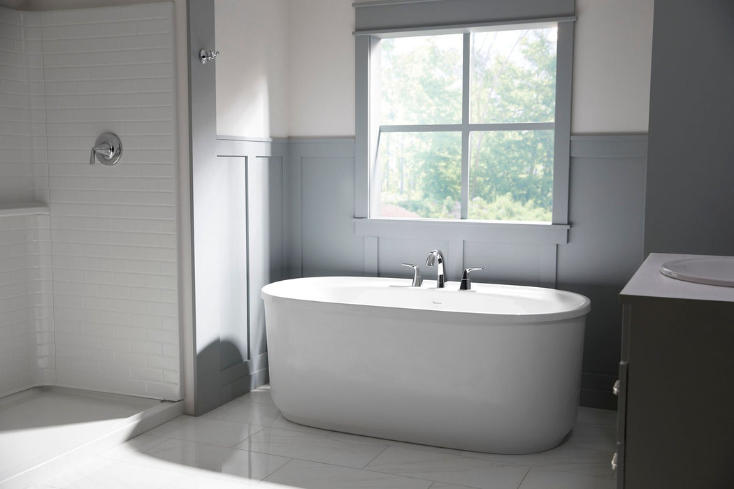 Sterling T29365-4 Medley Deck-mount Bath Faucet Trim, Polished Chrome