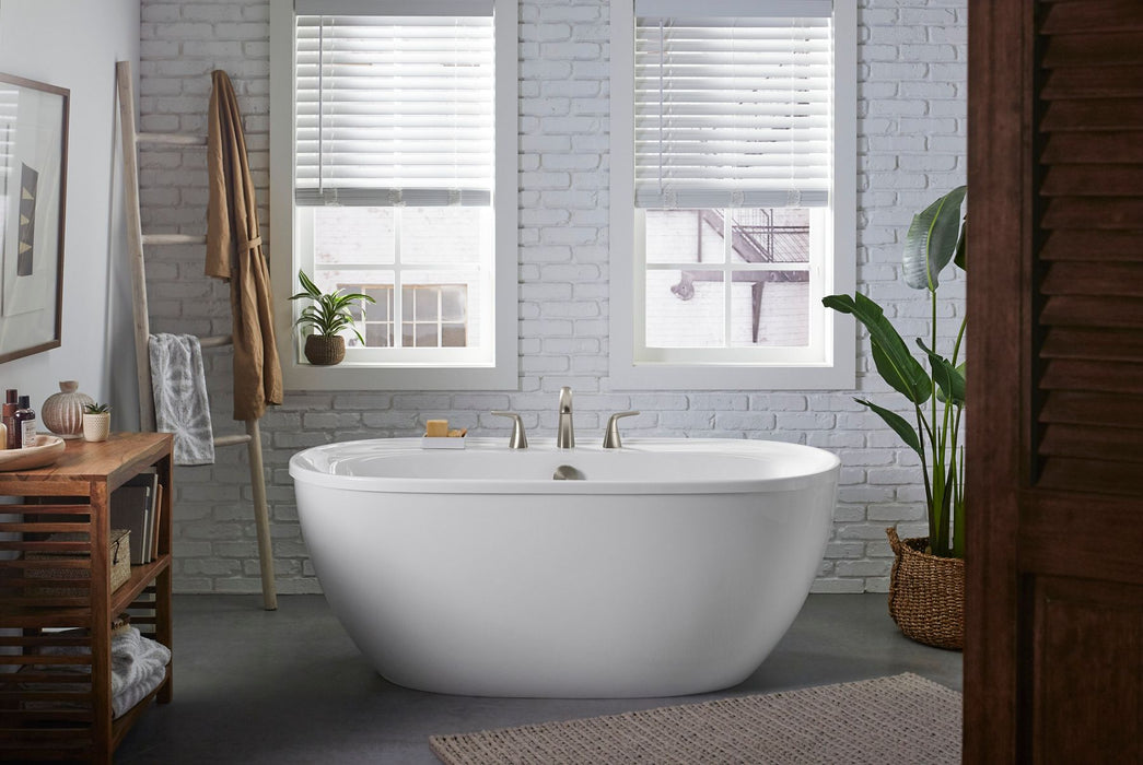 Sterling T29365-4 Medley Deck-mount Bath Faucet Trim, Vibrant Brushed Nickel