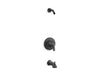 Sterling TLS27377-4 Medley Rite-Temp® Bath and Shower Trim Set, Without Showerhead, Matte Black