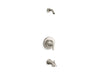 Sterling TLS27377-4 Medley Rite-Temp® Bath and Shower Trim Set, Without Showerhead, Vibrant Brushed Nickel