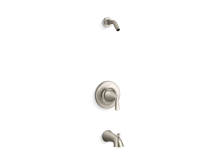 Sterling TLS27377-4 Medley Rite-Temp® Bath and Shower Trim Set, Without Showerhead, Vibrant Brushed Nickel