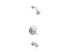 Sterling TS24820-4G Valton Rite-Temp® Bath and Shower Faucet Trim Set, 1.75 GPM, Polished Chrome