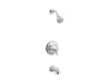 Sterling TS27377-4G Medley Rite-Temp® Bath and Shower Faucet Trim Set, 1.75 GPM, Polished Chrome