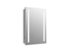 KOHLER K-99003-TL-NA Verdera lighted medicine cabinet, 20" W x 30" H