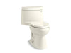 KOHLER K-3828-RA Cimarron One-piece elongated 1.28 gpf chair height toilet with right-hand trip lever, and Quiet-Close seat