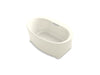KOHLER 5701-96 Underscore Oval 60" X 36" Freestanding Bath in Biscuit
