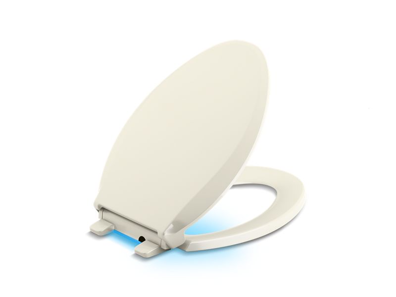 KOHLER K-75796 Cachet Nightlight Quiet-Close elongated toilet seat