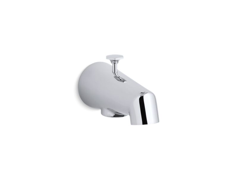 KOHLER 6855-CP Antique Standard 4-7/8" Diverter Bath Spout in Polished Chrome
