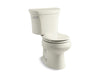 KOHLER 3947-T-96 Wellworth Two-Piece Round-Front 1.28 Gpf Toilet With Tank Cover Locks And 14" Rough-In in Biscuit