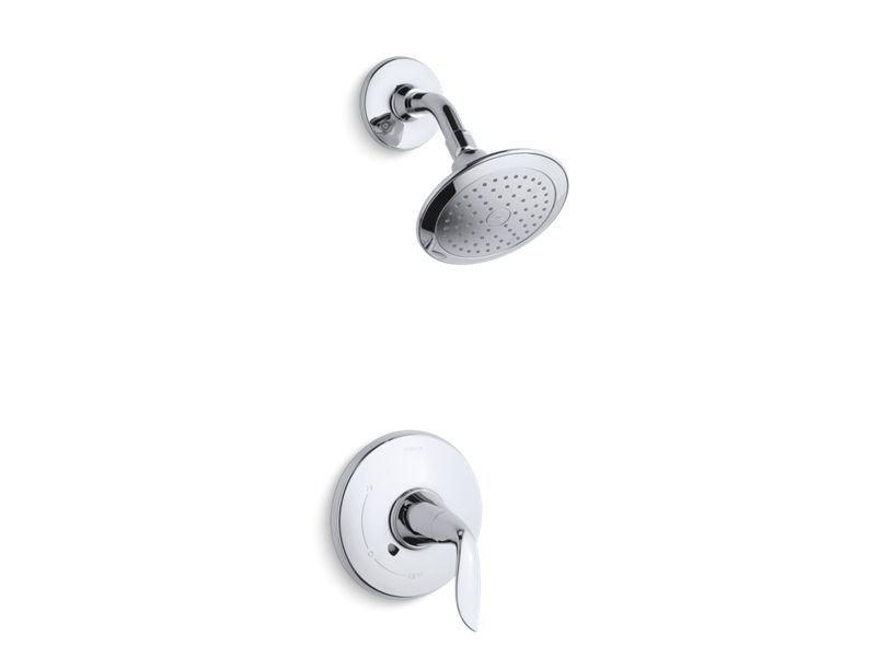 KOHLER TS5320-4-CP Refinia Rite-Temp Shower Trim With 2.5 Gpm Showerhead in Polished Chrome