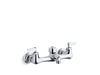KOHLER 8905-CP Knoxford Double Lever Handle Service Sink Faucet With 2-1/4" Vacuum Breaker Threaded Spout in Polished Chrome