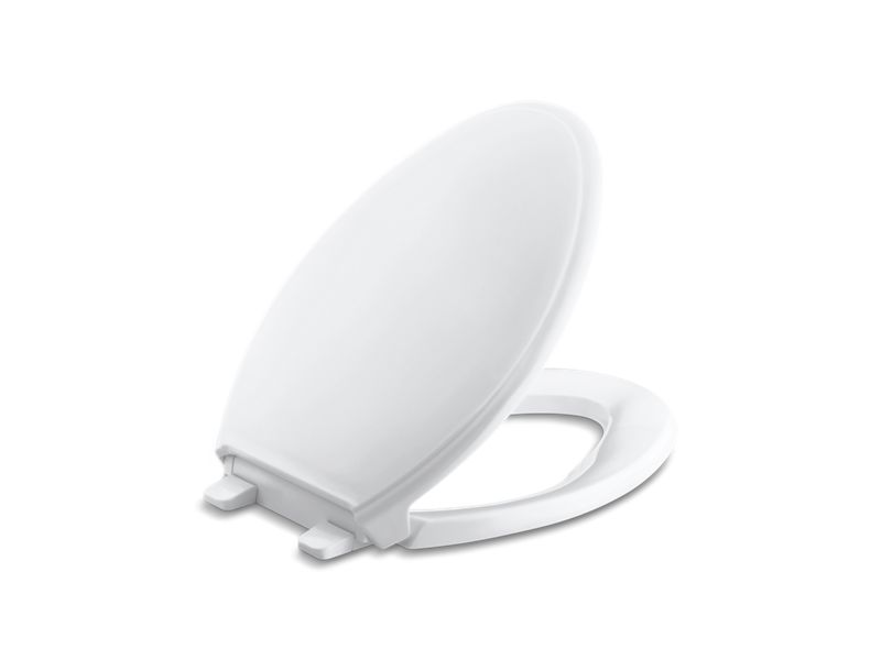 KOHLER K-2598-0 Glenbury Quick-Release Elongated toilet seat with Quick-Release functionality