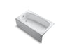 KOHLER K-519-0 Dynametric 60" x 32" alcove bath with left-hand drain