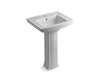 KOHLER 2359-1 Archer Pedestal bathroom sink with single faucet hole