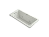 KOHLER K-1822-GCW-NY Underscore Rectangle 66" x 32" drop-in BubbleMassage(TM) Air Bath with reversible drain and Bask(TM) heated surface