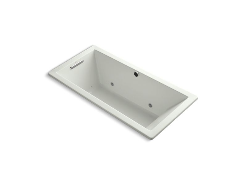 KOHLER K-1822-GCW-NY Underscore Rectangle 66" x 32" drop-in BubbleMassage(TM) Air Bath with reversible drain and Bask(TM) heated surface
