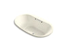 KOHLER K-5718-GW-96 Underscore Oval 72" x 42" drop-in BubbleMassage(TM) Air Bath with Bask heated surface
